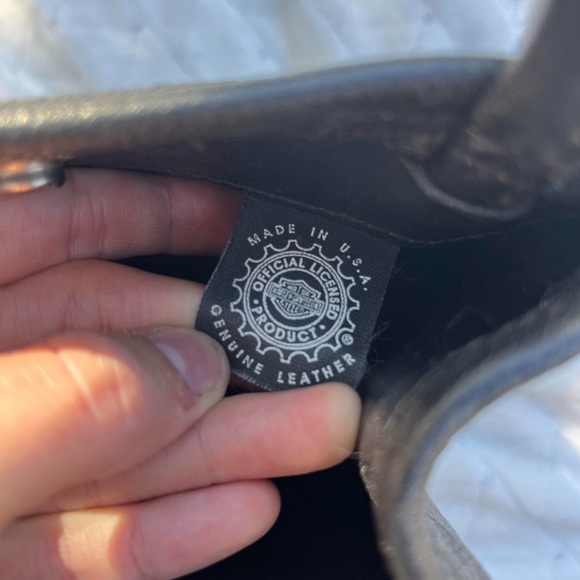 Vintage real leather Harley Davidson bag - Picture 4 of 6